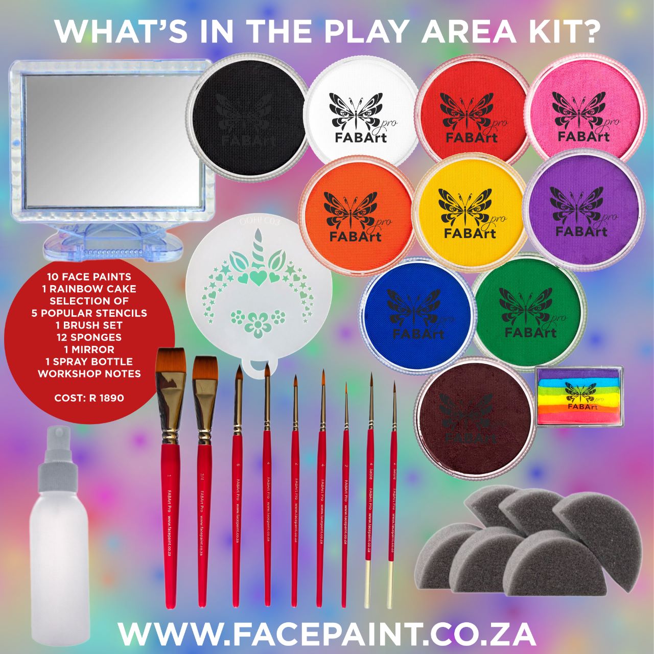 Play Area Face Paint Kit