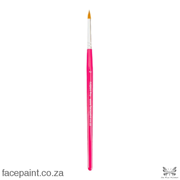 Fabart Pro Face Painting Brush Pink Petal - Size 02 Brushes