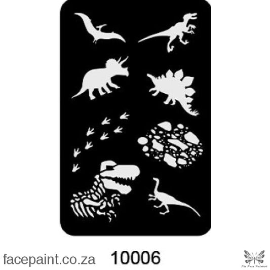 Face Painting Stencil M10006 Stencils