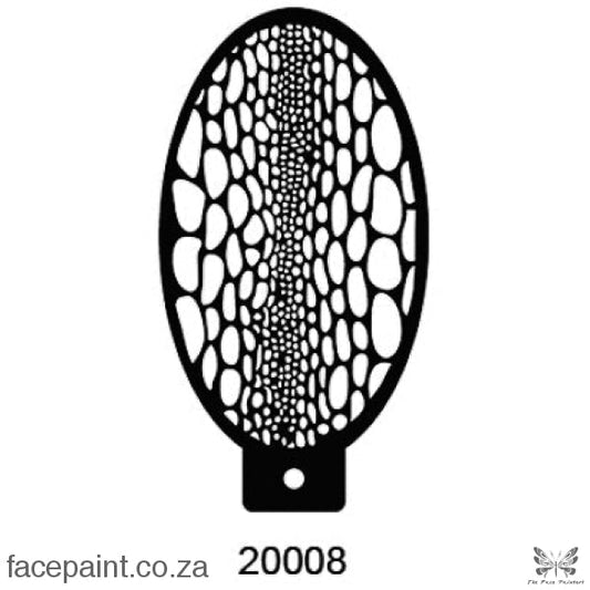 Face Painting Stencil M20008 Stencils