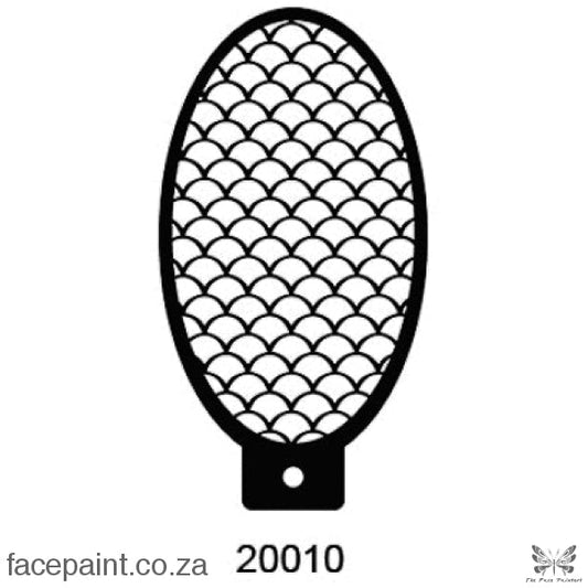 Face Painting Stencil M20010 Stencils