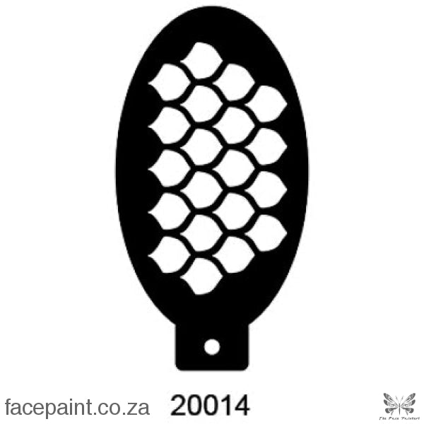 Face Painting Stencil M20014 Stencils