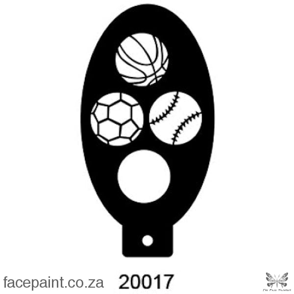 Face Painting Stencil M20017 Stencils