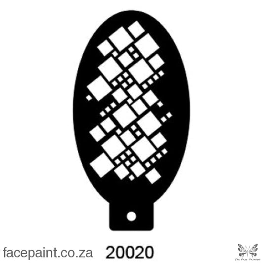 Face Painting Stencil M20020 Stencils