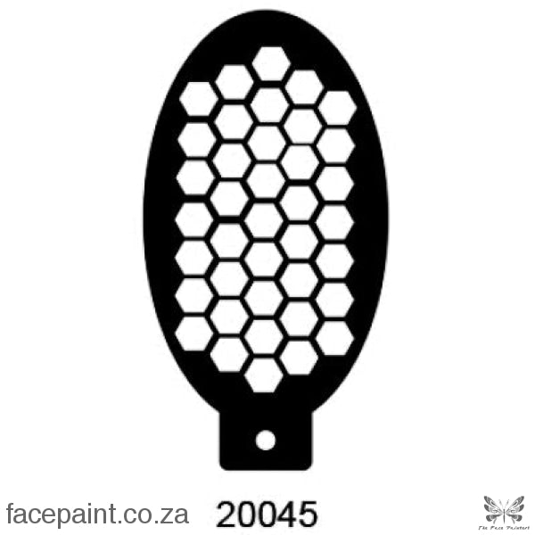 Face Painting Stencil M20045 Stencils