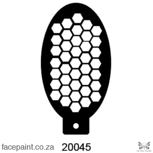 Face Painting Stencil M20045 Stencils