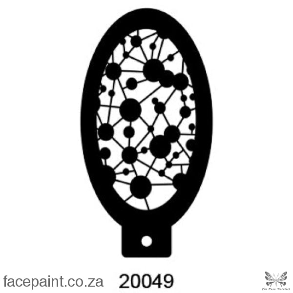 Face Painting Stencil M20049 Stencils