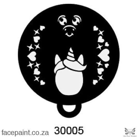 Face Painting Stencil M30005 Stencils