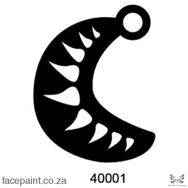 Face Painting Stencil M40001 Stencils