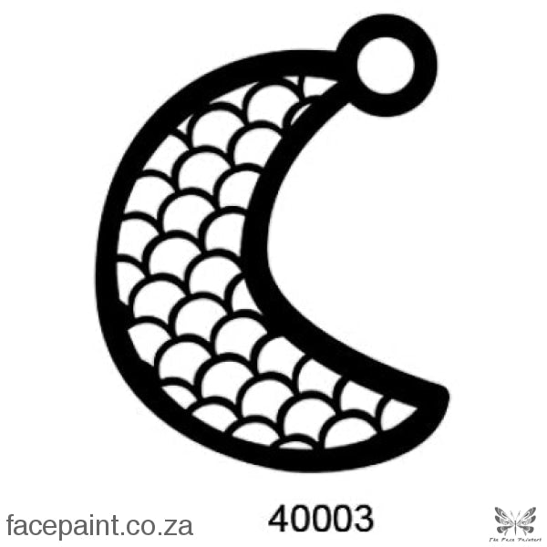 Face Painting Stencil M40003 Stencils