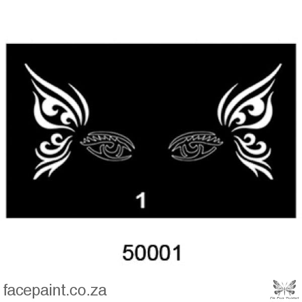 Face Painting Stencil M50001 Stencils