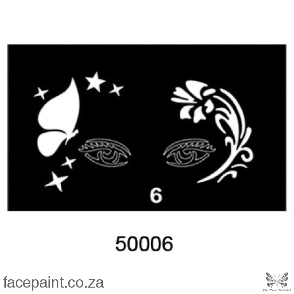 Face Painting Stencil M50006 Stencils