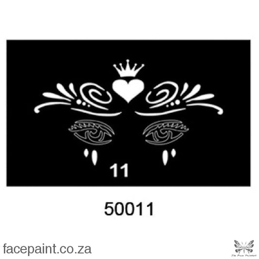 Face Painting Stencil M50011 Stencils