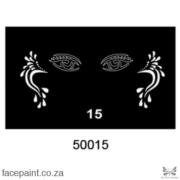 Face Painting Stencil M50015 Stencils