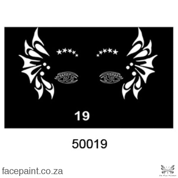 Face Painting Stencil M50019 Stencils