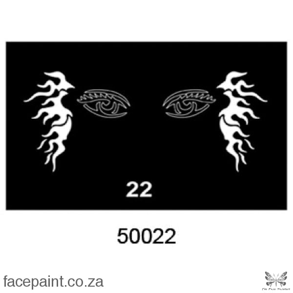 Face Painting Stencil M50022 Stencils