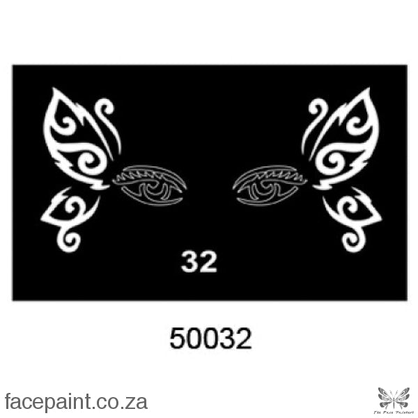 Face Painting Stencil M50032 Stencils