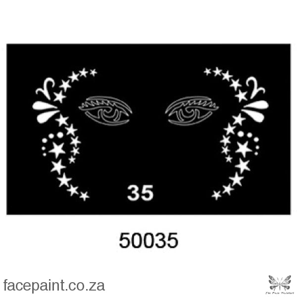 Face Painting Stencil M50035 Stencils